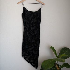 Black Velvet Dress